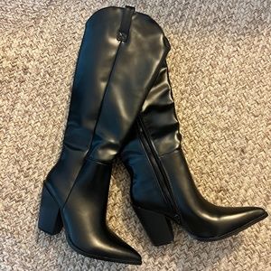 Western Knee High Boots